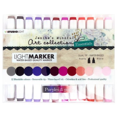 Studio Light Light Markers Jenine‘s Mindful Art nr.03 - Purples & Pinks