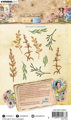 Studio Light Cutting Dies - Wild & Free Sprigs & Sprouts