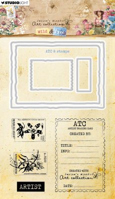 Studio Light Stamp & Die Set - Wild & Free ATC