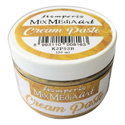 Stamperia Cream Paste - Metallic Gold (150 ml)