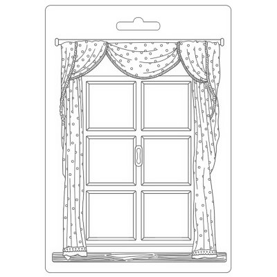 Stamperia A5 Soft Mould - Daydream Window