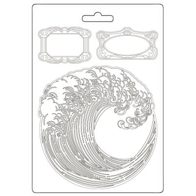 Stamperia A5 Soft Mould - Silent Sea Wave