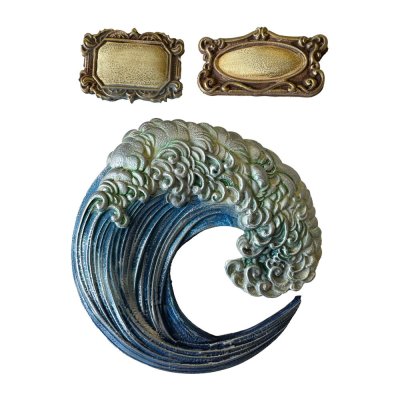 Stamperia A5 Soft Mould - Silent Sea Wave
