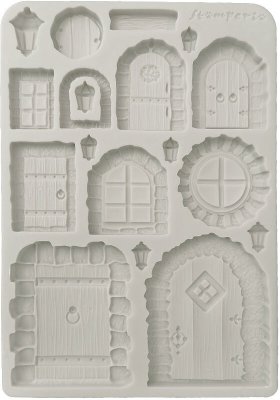 Stamperia A5 Silicon Mould - Hidden Grove Door and Window