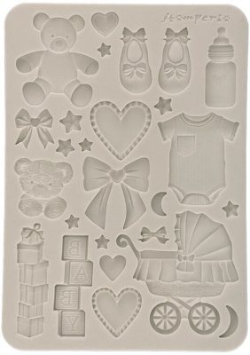 Stamperia A5 Silicon Mould - Baby Accessories