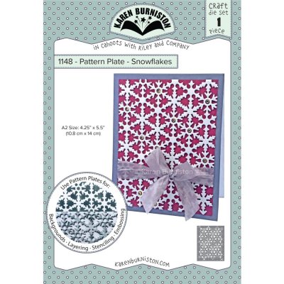 Karen Burniston Dies - Pattern Plate - Snowflake