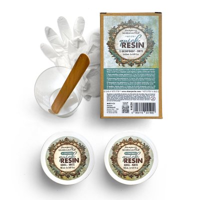 Stamperia Quick Resin 1:1 Bicomponent - White
