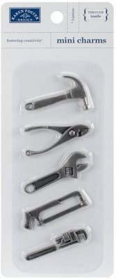 Karen Foster Mini Charms - Tools (5 pack)