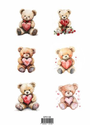 Reprint A4 Papper Klippark - Teddy