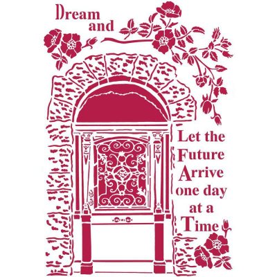 Stamperia Stencil G 21x29,7cm - Lady Vagabond Dream