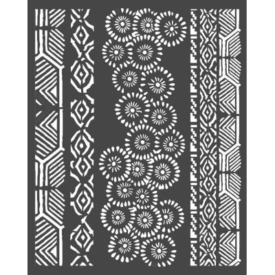 Stamperia 20x25cm Thick Stencil - Amazonia Tribals