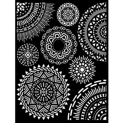 Stamperia 20x25cm Thick Stencil - Savana Tribal Circles