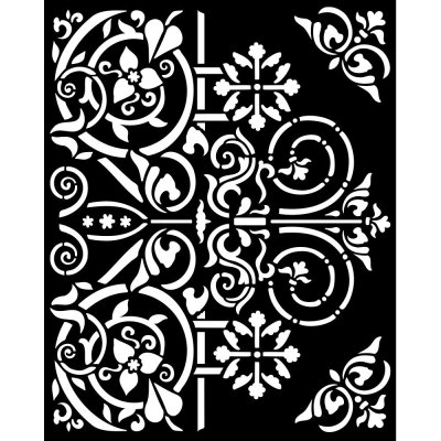 Stamperia Magic Forest Thick Stencil 20x25cm Door Ornaments