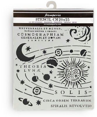 Stamperia 20x25cm Thick Stencil - Fortune Constellation