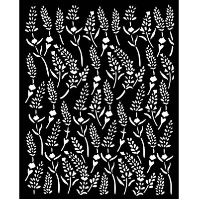 Stamperia 20x25cm Thick Stencil - Lavender Pattern