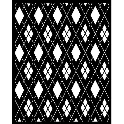 Stamperia 20x25cm Thick Stencil - Master of Magic Rhombus Pattern