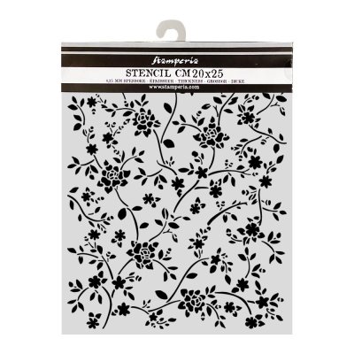 Stamperia 20x25cm Thick Stencils - All Around Ramage