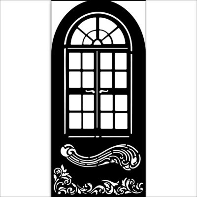 Stamperia 12x25cm Thick Stencil - Masquerade Handwriting