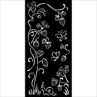 Stamperia 12x25cm Thick Stencil - Hidden Grove Strawberries