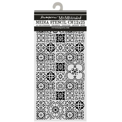 Stamperia 12x25cm Thick Stencils - All Around Tile
