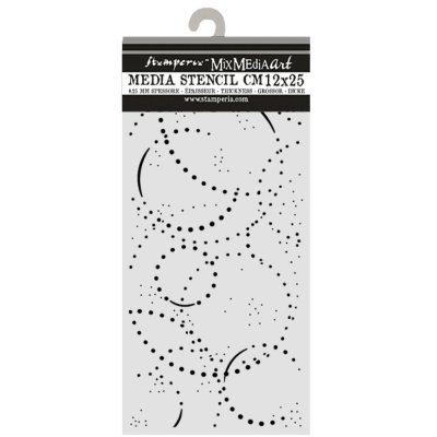 Stamperia 12x25cm Thick Stencils - Cosmos Ink Orbits