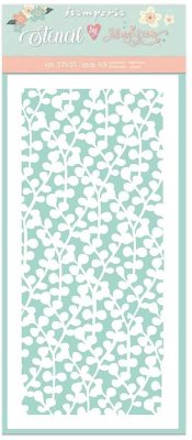 Stamperia 12x25 Thick Stencil - Circle Of Love Texture Branches