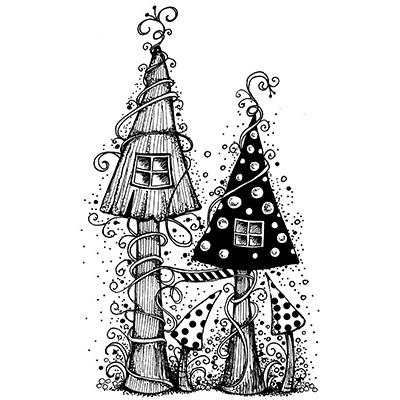 Lavinia Stamps Clear Stamps - Fairy House