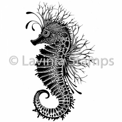 Lavinia Stamps Clear Stamps - Sebastian the Seahorse