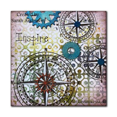 Lavinia Stamps Clear Stamps - Compass Small