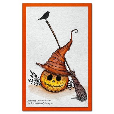Lavinia Stamps Clear Stamps - Playful Pumpkin Stamp