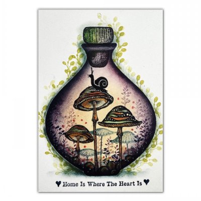 Lavinia Stamps Clear Stamps - Snailcap Single Mushroom