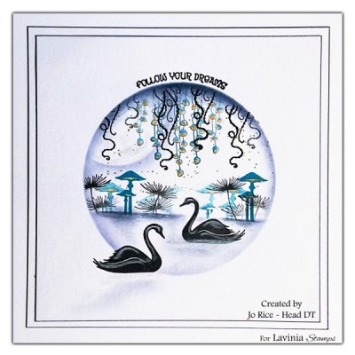 Lavinia Stamps Clear Stamps - Swans