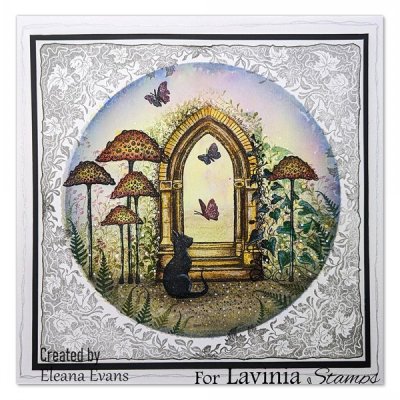 Lavinia Stamps Clear Stamps - Wild Leaf Corner