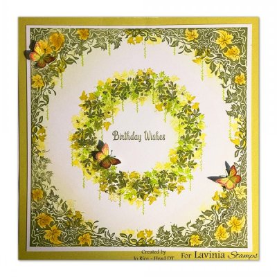 Lavinia Stamps Clear Stamps - Mini Silver Leaves Miniature