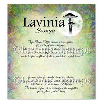Lavinia Stamps Clear Stamps - Thyme & Rosemary Words