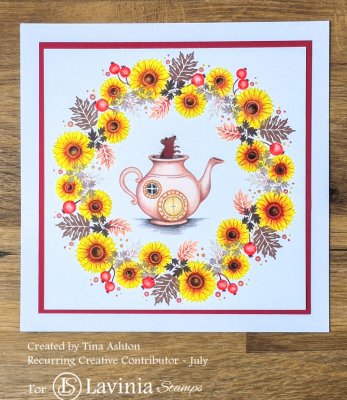 Lavinia Stamps Clear Stamps - Red Oak Leaf