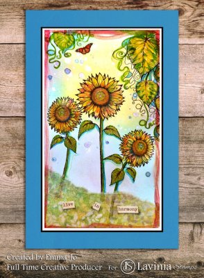 Lavinia Stamps Clear Stamps - Sunflower 2