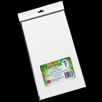 Lavinia Stamps Multifarious Card - DL Size White (20 sheets)