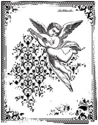 LaBlanche Silicone Stamp - ANGEL WITH LUTE