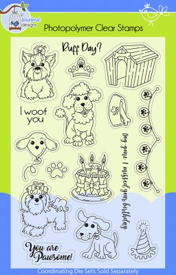 Lil' Bluebird Designs Stamp Set - Puppy Love