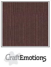 CraftEmotions Linen Cardboard - Coffee (10 sheets)