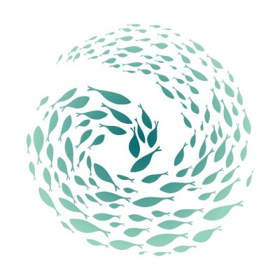 LDRS Creative 6”x6” Stencil - School of Fish