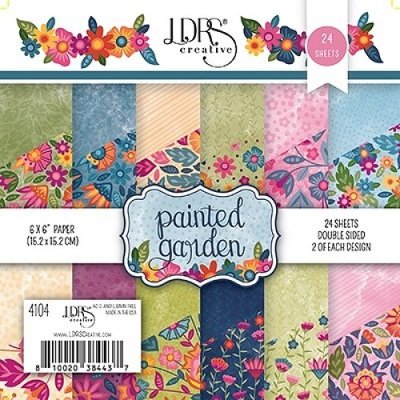 LDRS 6”x6” Paper Pack - Creative Painted Garden (24 sheets)