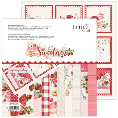 LemonCraft 12”x12” Paper Pad - Sweetness (6 sheets)