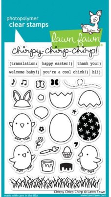 Lawn Fawn Clear Stamp Set - Chirpy Chirp Chirp