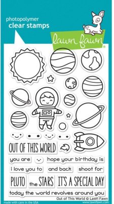 Lawn Fawn Clear Stamp Set - Out Of This World