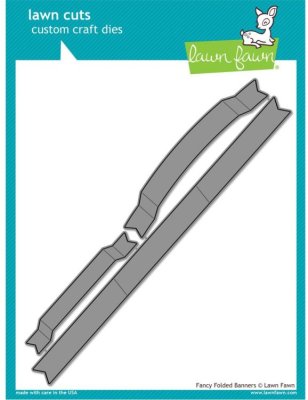 Lawn Cuts Custom Craft Dies - Fancy Folded Banners