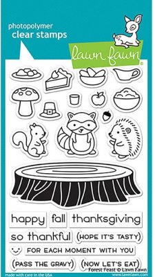 Lawn Fawn Clear Stamp Set - Forest Feast