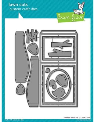 Lawn Cuts Custom Craft Dies - Shadow Box Card