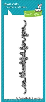 Lawn Cuts Custom Craft Dies - So Thankful Border